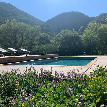 Estive des Angelettes Piscine chauffée Sauna Saint-Ferréol-Trente Extérieur photo