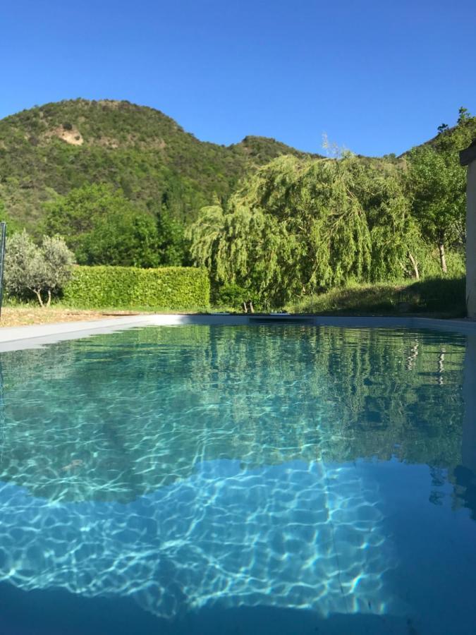 Estive des Angelettes Piscine chauffée Sauna Saint-Ferréol-Trente Extérieur photo