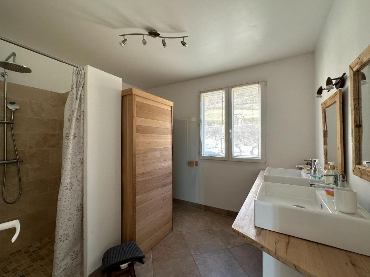 Estive des Angelettes Piscine chauffée Sauna Saint-Ferréol-Trente Extérieur photo